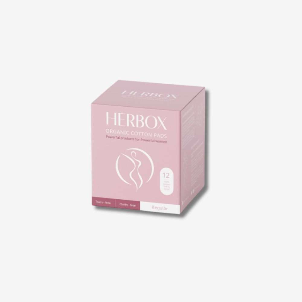 Băng vệ sinh Organic Herbox loại thường 12 miếng.